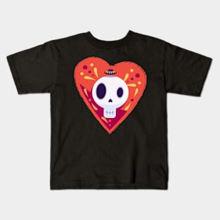 skeleton funny Kids T-Shirt